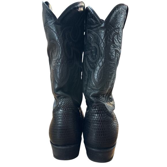 Tony Lama Western Leather Cowboy Boots Size 9.5 main image 7